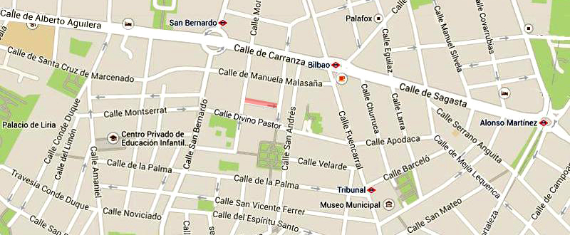 Plano de la Galería de Robles